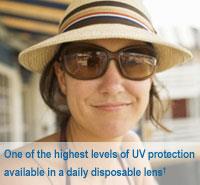 One of the highest levels of UV protection available in a daily disposable lens.